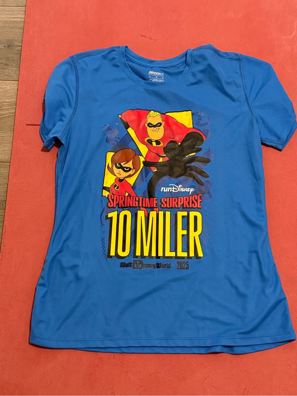 2025 Springtime Surprise 10 miler Tee featuring the Incredibles